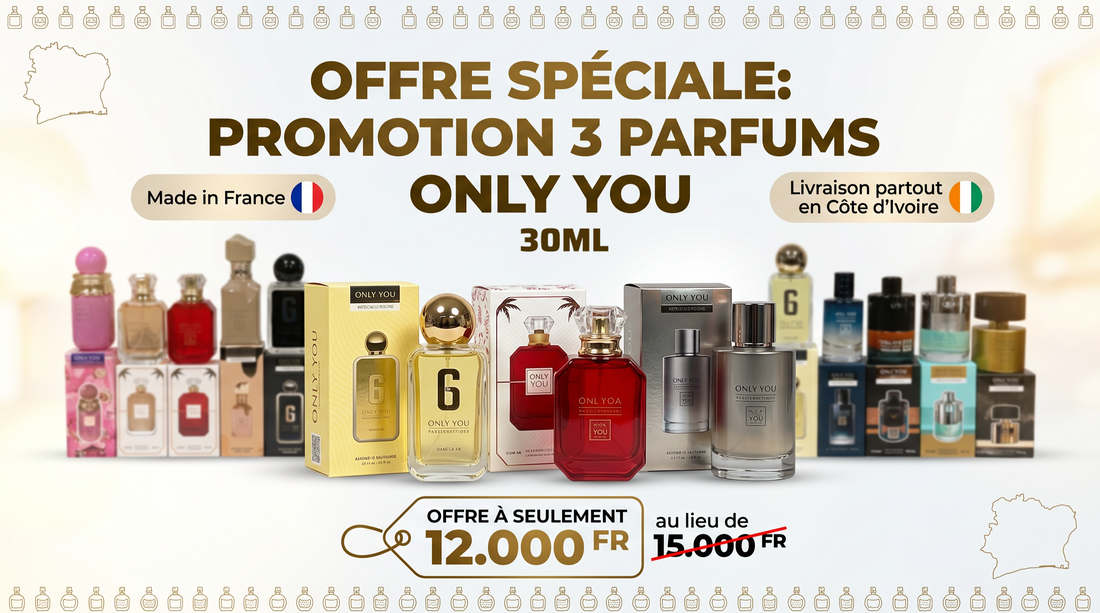 Pack de 3 parfums Only You ( 30ml )